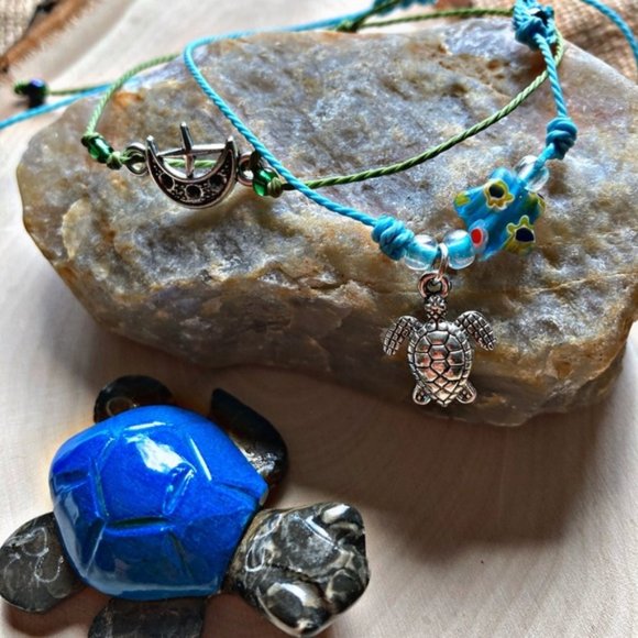 Earth and Sea Inspiration Bracelet set - Picture 2 of 11